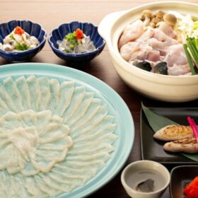 「豊後水道ふぐ 柳井商店」さんのとらふぐフルセット白子付き（4～5人前）