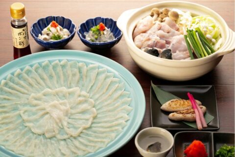 「豊後水道ふぐ 柳井商店」さんのとらふぐフルセット白子付き（4～5人前）