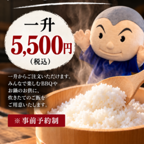 炊きたてご飯  一升（10合）
