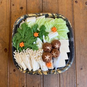 京都市中央卸売市場仕入れ 厳選お鍋用野菜・松セット【豆腐付き】